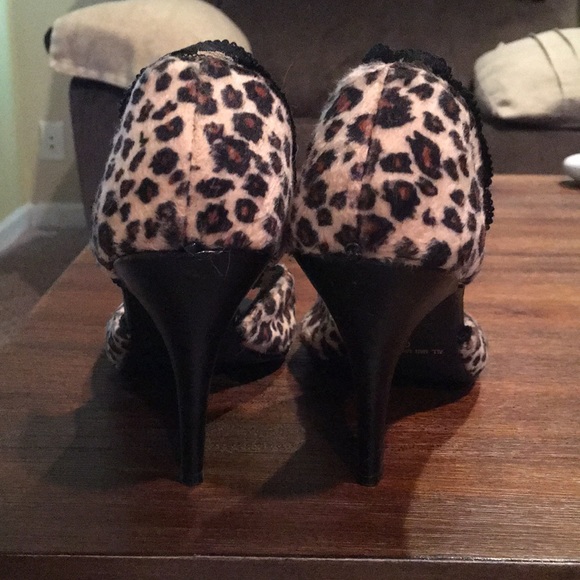 Penthouse leopard print heels - Picture 4 of 5